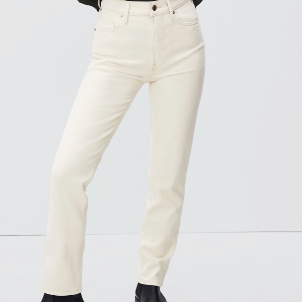 Everlane Ecru The Cheeky Jean